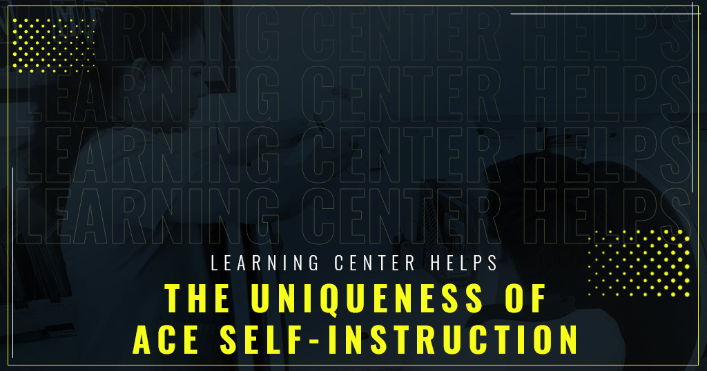 Learning Center Helps: The Uniqueness of ACE Self-Instruction