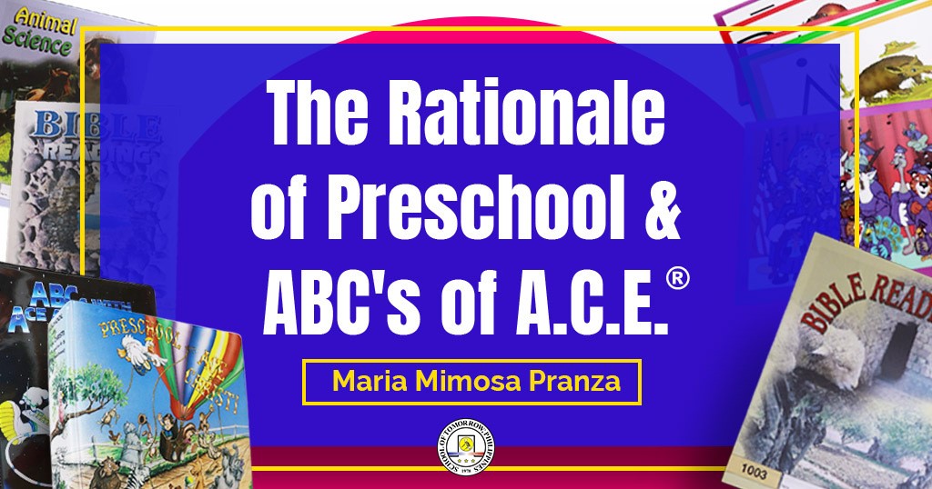 THE RATIONALE FOR PRE-SCHOOL AND ABC